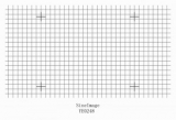 16:9 SineImage YE0248 Distortion Grid Test Chart